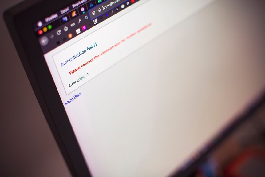 router login error explanation details